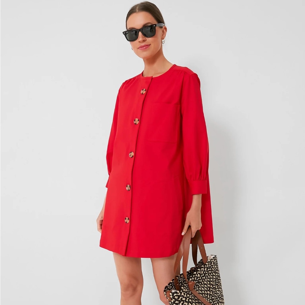 NWT Tuckernuck Apple Red Blake Dress
